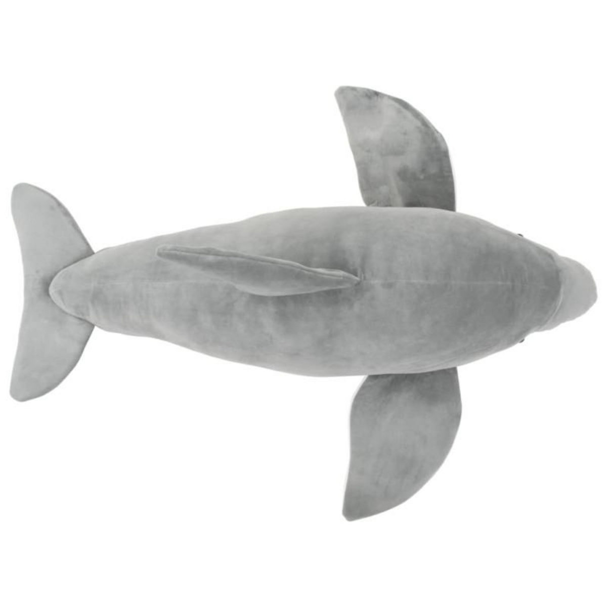VIDAXL Dauphin en peluche Gris