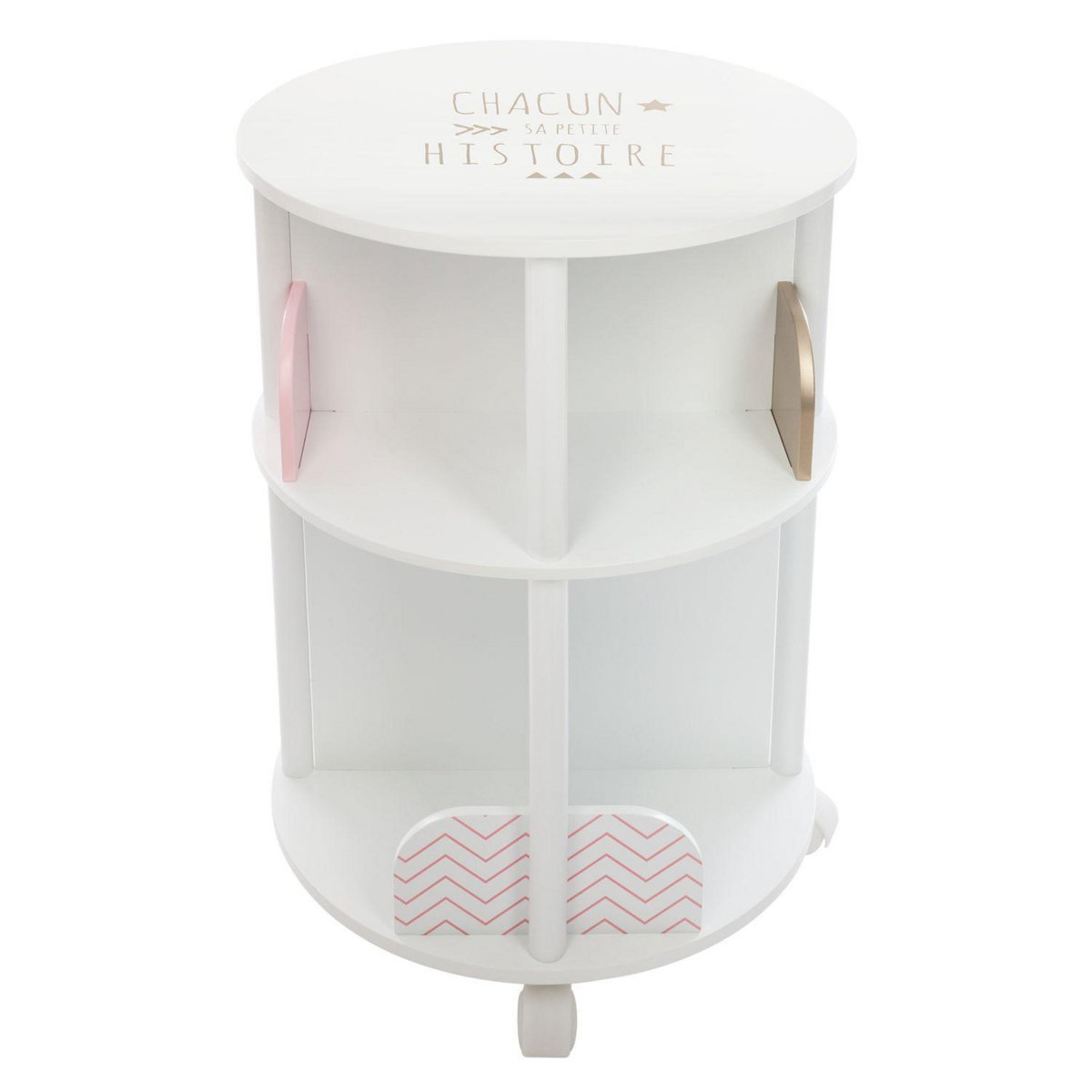 Atmosphera Kids Bibliothèque enfant ronde Douceur