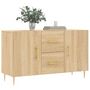 Voir la diapositive 3 : VIDAXL Buffet chene sonoma 100x36x60 cm bois d'ingenierie