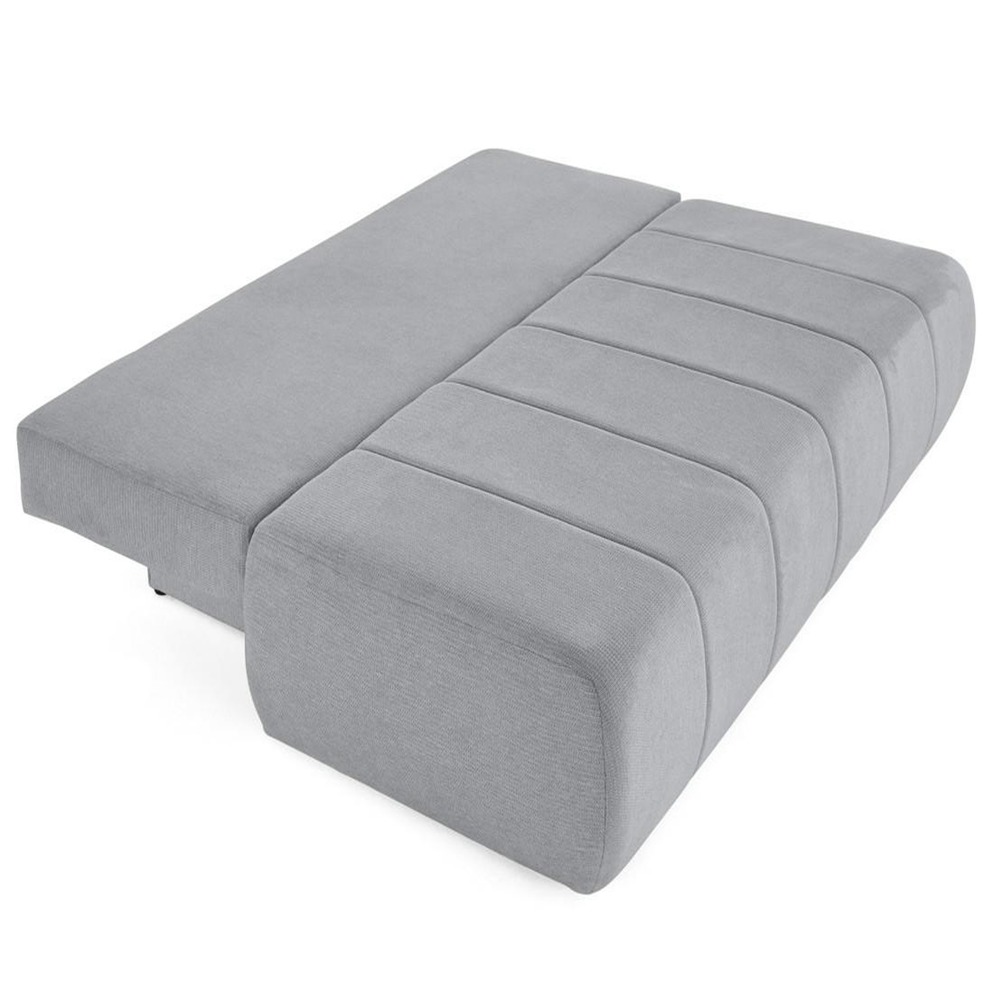Voir la diapositive 2 : BEST MOBILIER Harper - canapé 3 places convertible avec coffre en tissu texturé