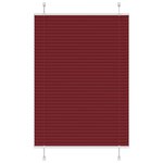 VIDAXL Store plisse rouge bordeaux 100x150 cm largeur du tissu 99,4 cm
