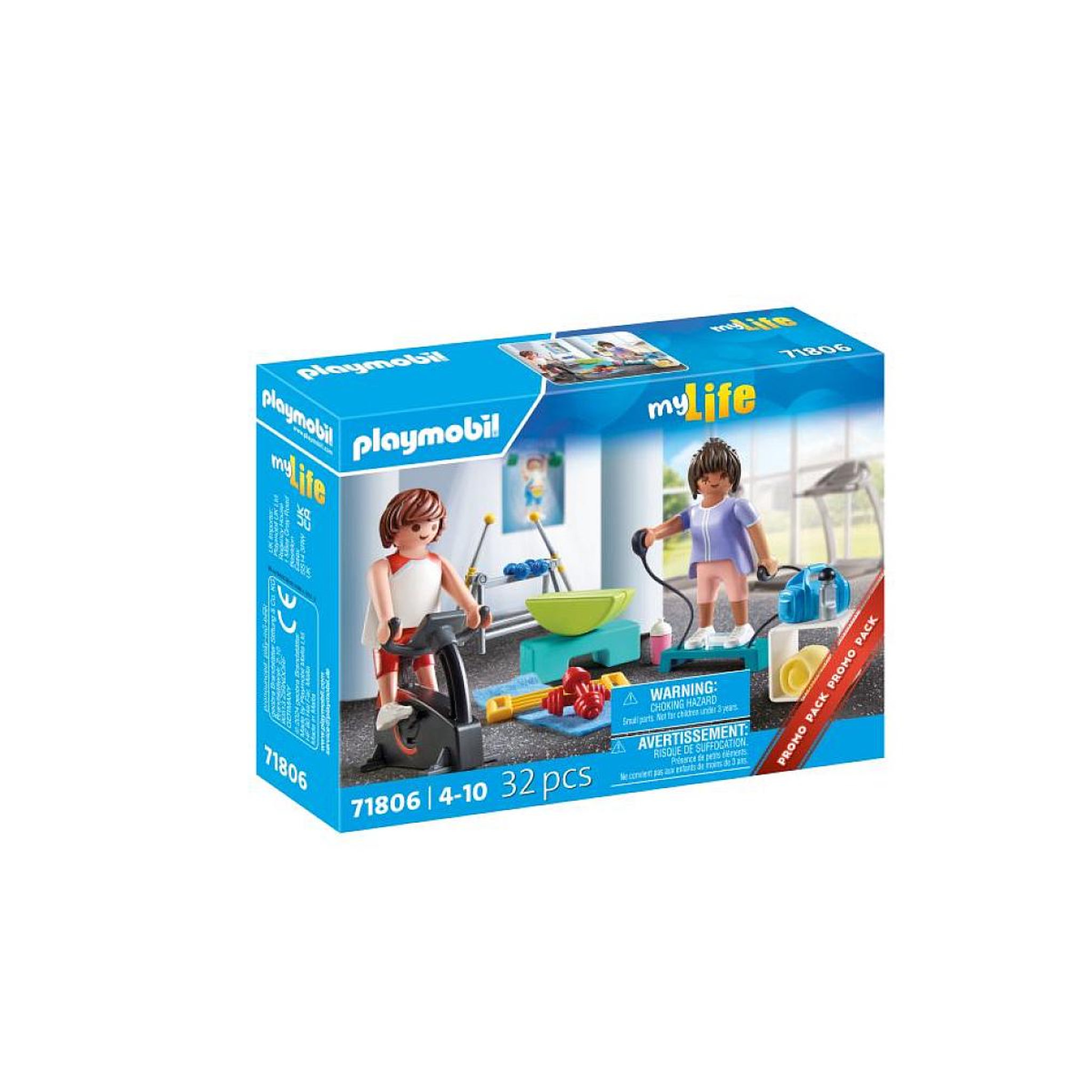 PLAYMOBIL 71806 Sportifs avec matériel de fitness