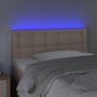 Voir la diapositive 3 : VIDAXL Tete de lit a LED Cappuccino 90x5x78/88 cm Similicuir