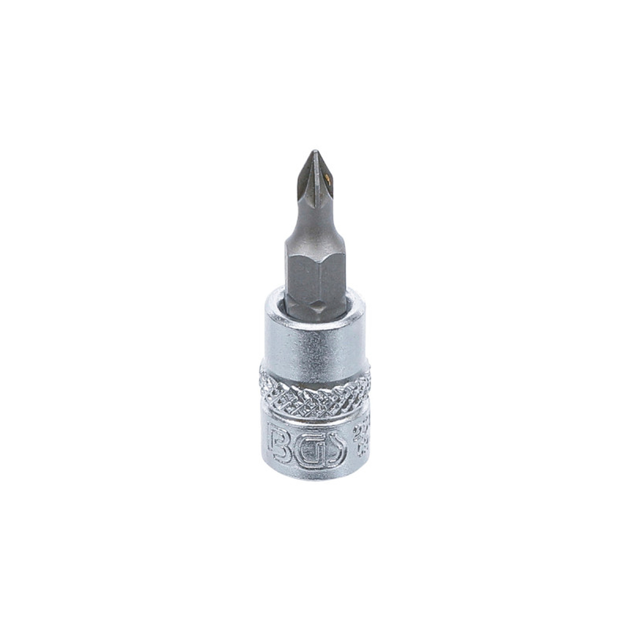 Voir la diapositive 1 :  Douille à embout BGS TECHNIC - 6,3 mm - Cruciforme PZ0 - 2505