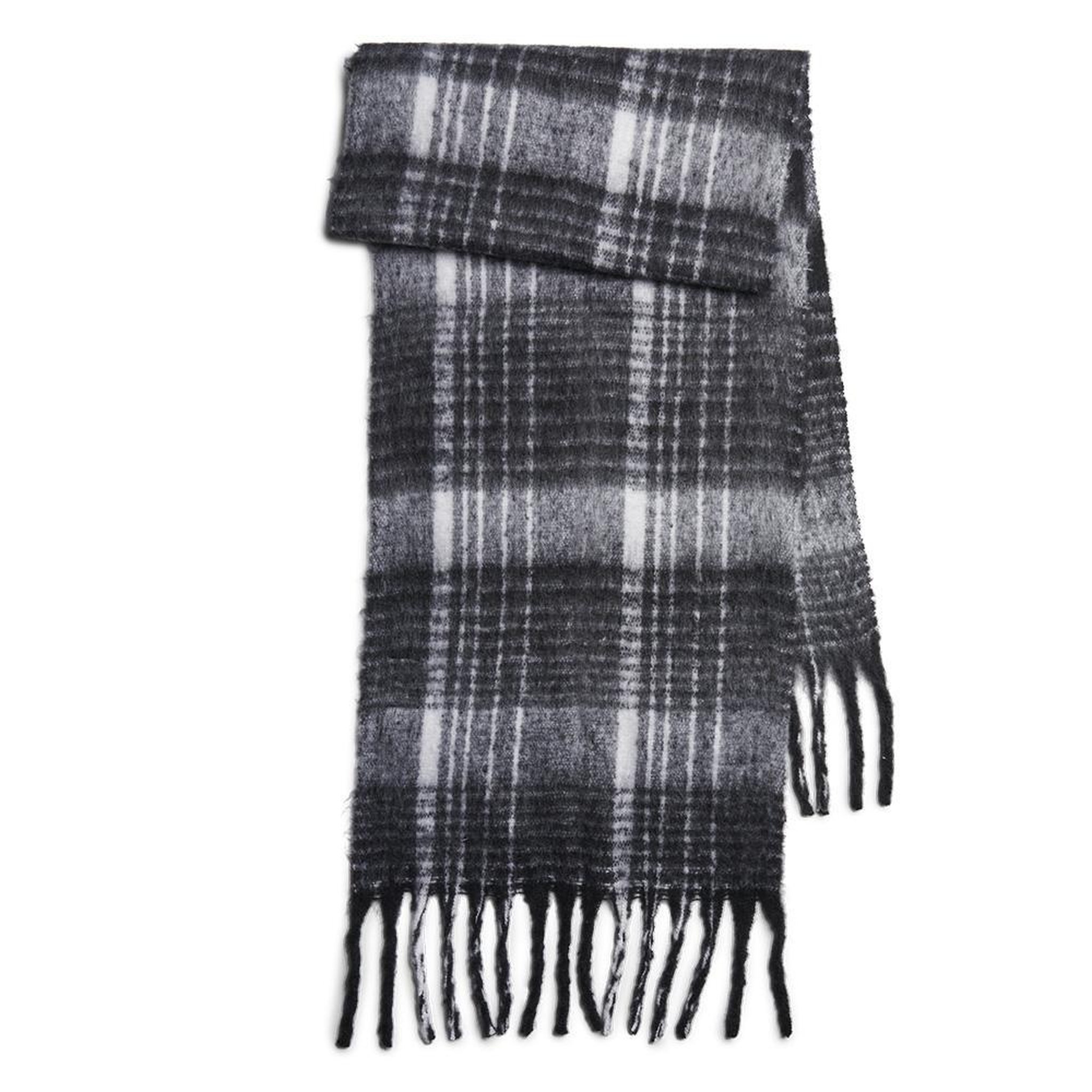 Pieces Echarpe Noir/Gris Femme Pieces Natrisse