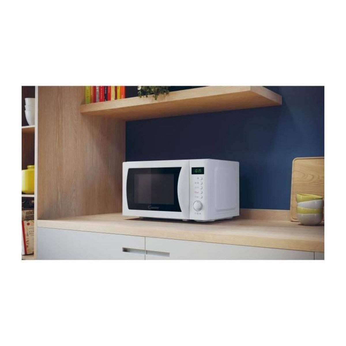 Candy CMWA20SDLW Micro-ondes Mono CANDY Idea - 20L - MO : 700W - UI digitale - 8 programmes automatiques - Blanc