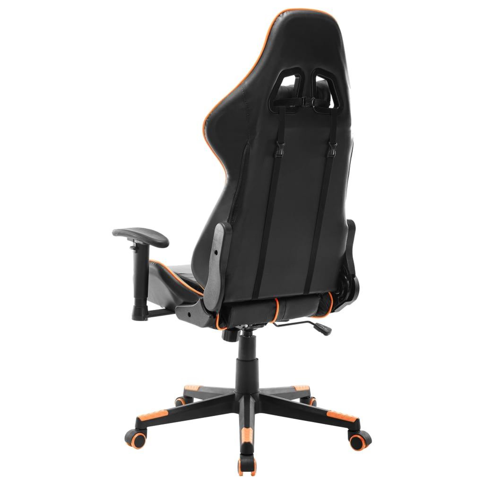 Voir la diapositive 4 : VIDAXL Chaise de jeu Noir et orange Cuir artificiel