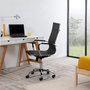 Voir la diapositive 5 : VS VENTA-STOCK Fauteuil de Bureau inclinable Slim, Hauteur réglable, Design Ergonomique
