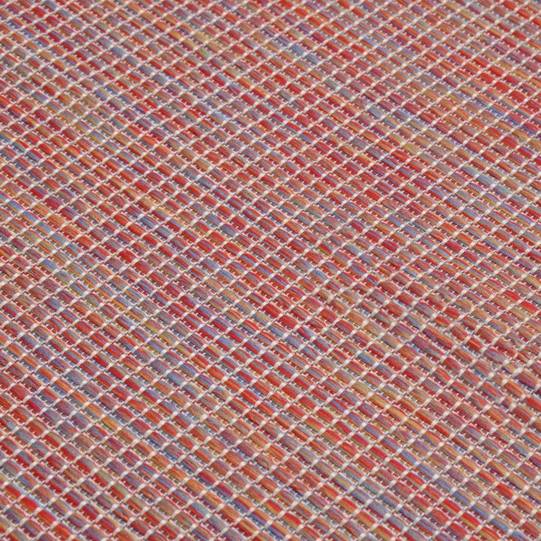 Voir la diapositive 5 : VIDAXL Tapis a tissage plat d'exterieur 200x280 cm Rouge