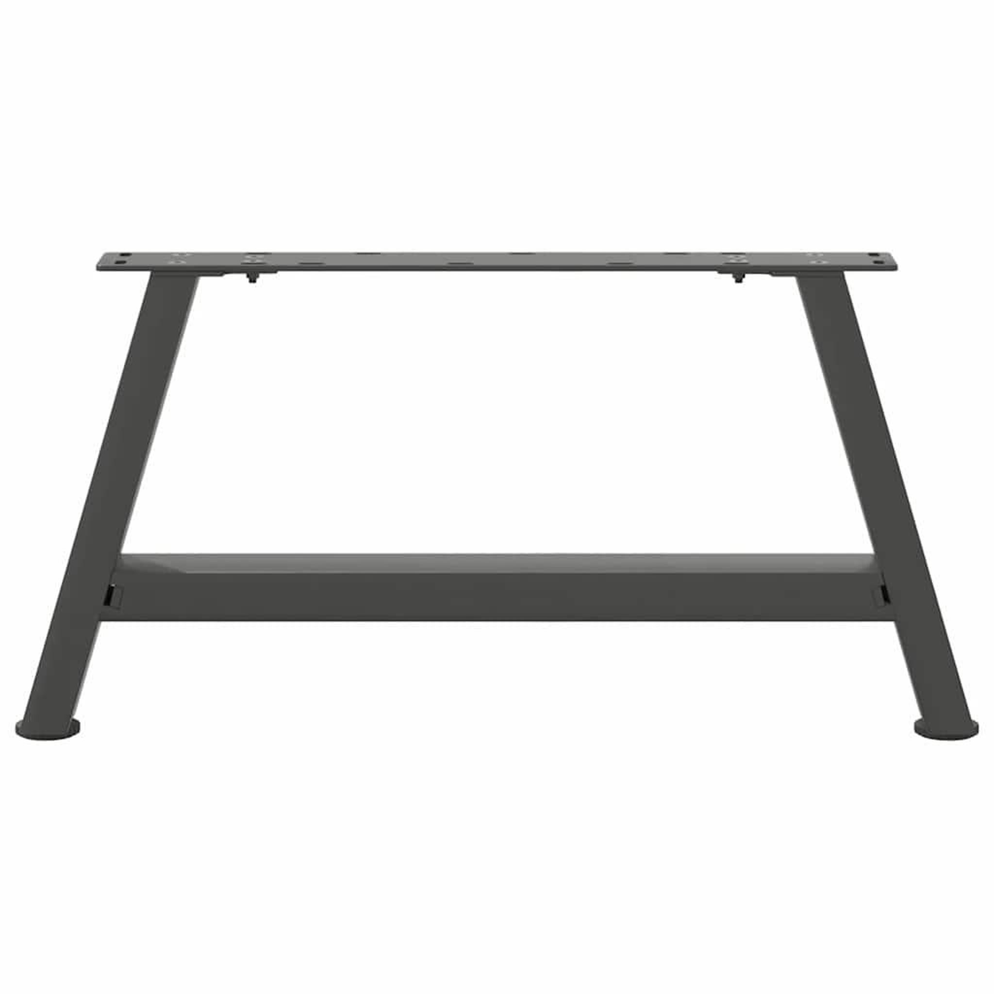 Voir la diapositive 5 : VIDAXL Pieds de table basse forme de A 2 pcs anthracite 70x(30-31) cm