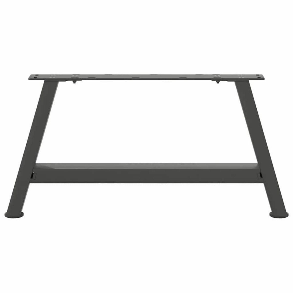 VIDAXL Pieds de table basse forme de A 2 pcs anthracite 70x(30-31) cm