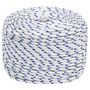 Voir la diapositive 2 : VIDAXL Corde de bateau Blanc 6 mm 25 m Polypropylene