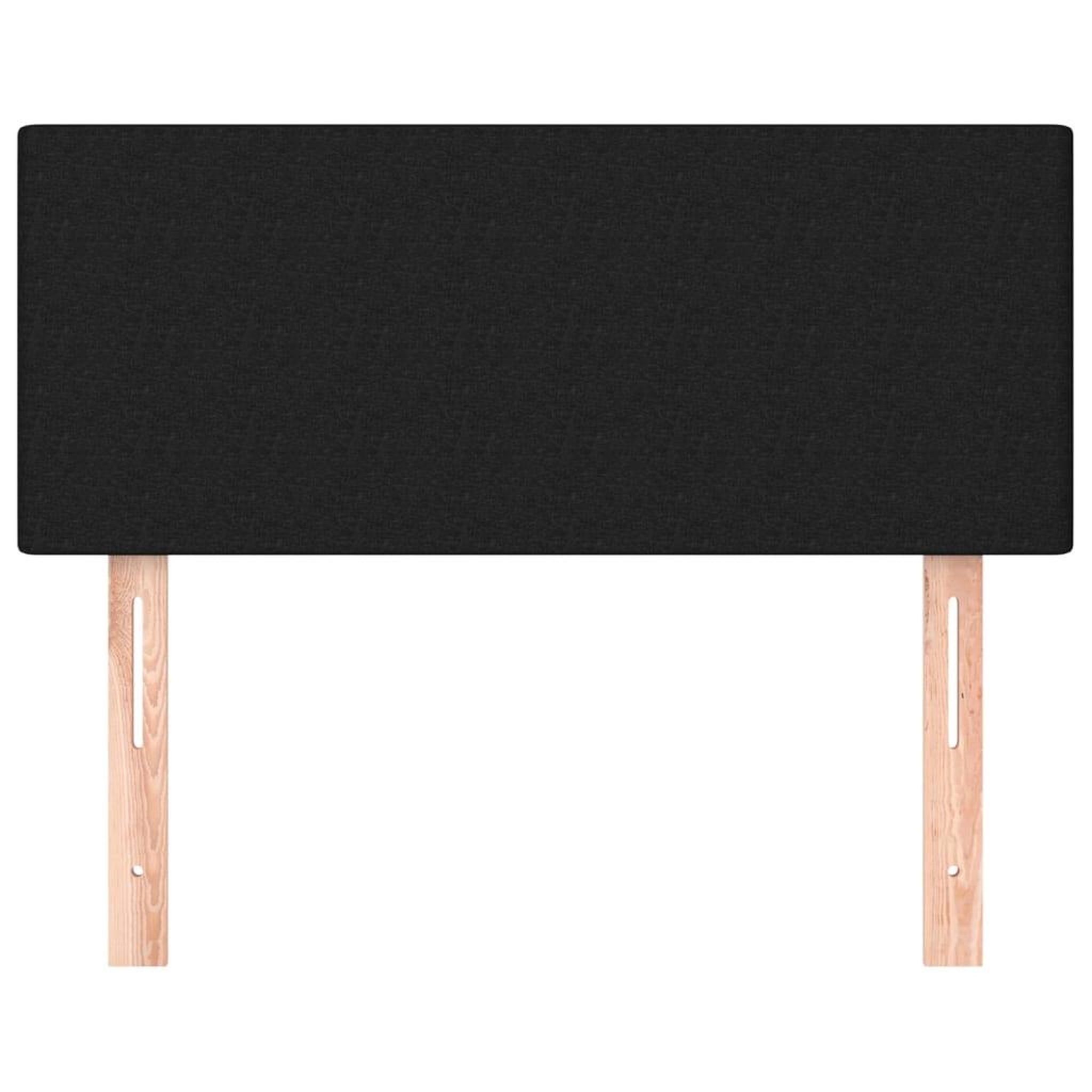 Voir la diapositive 3 : VIDAXL Tete de lit Noir 90x5x78/88 cm Tissu