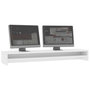 Voir la diapositive 3 : VIDAXL Support de moniteur Blanc 100 x 24 x 13 cm Bois d ingénierie