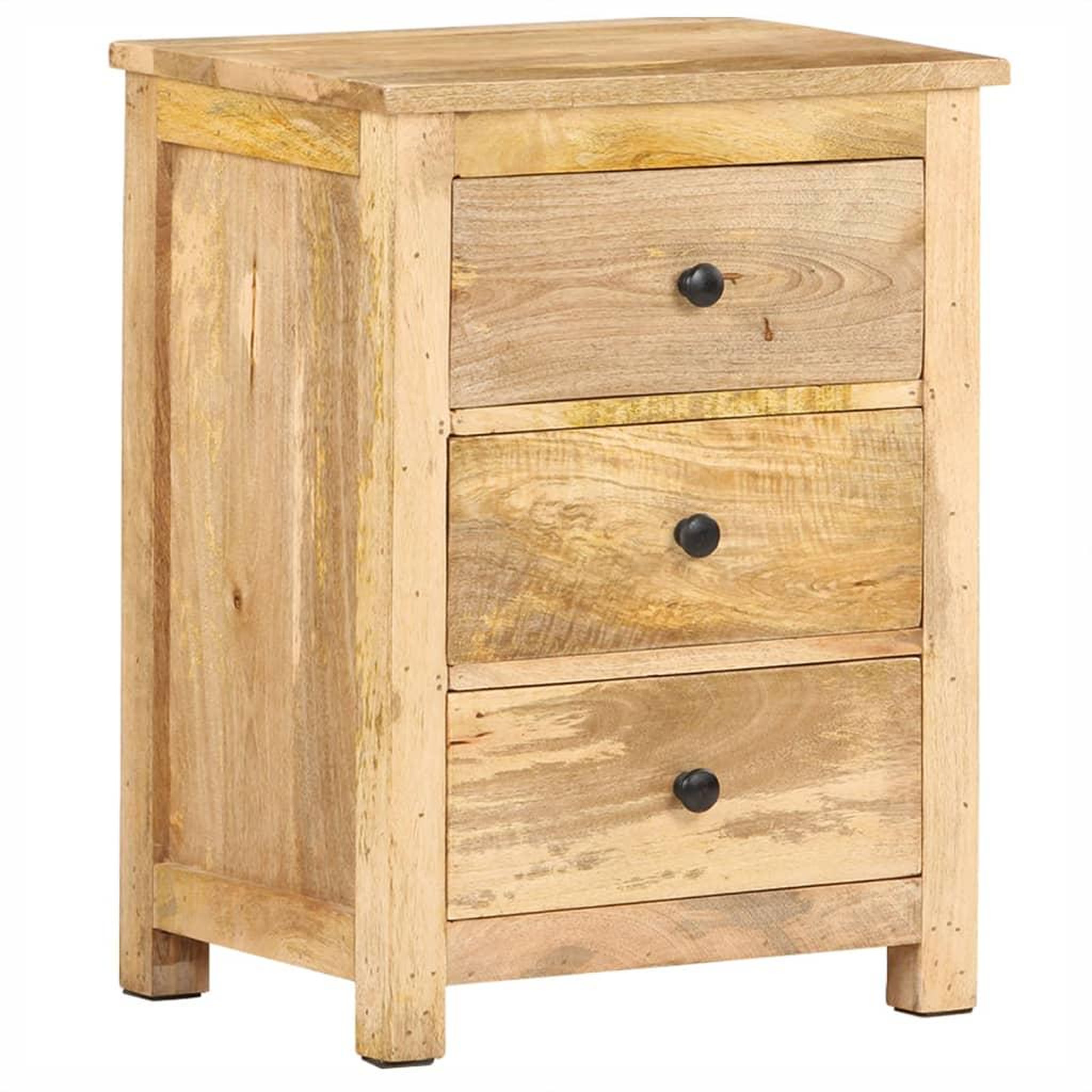 Voir la diapositive 1 : VIDAXL Table de chevet 45x35x60 cm Bois de manguier massif