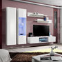 Voir la diapositive 1 : Paris Prix Meuble TV Mural Design  Fly XXII  260cm Blanc
