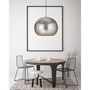 Voir la diapositive 2 : Paris Prix Lampe Suspension Design  Factory Style  47cm Argent