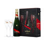 Voir la diapositive 1 : Mumm Coffret Champagne Mumm Cordon Rouge + 2 flûtes