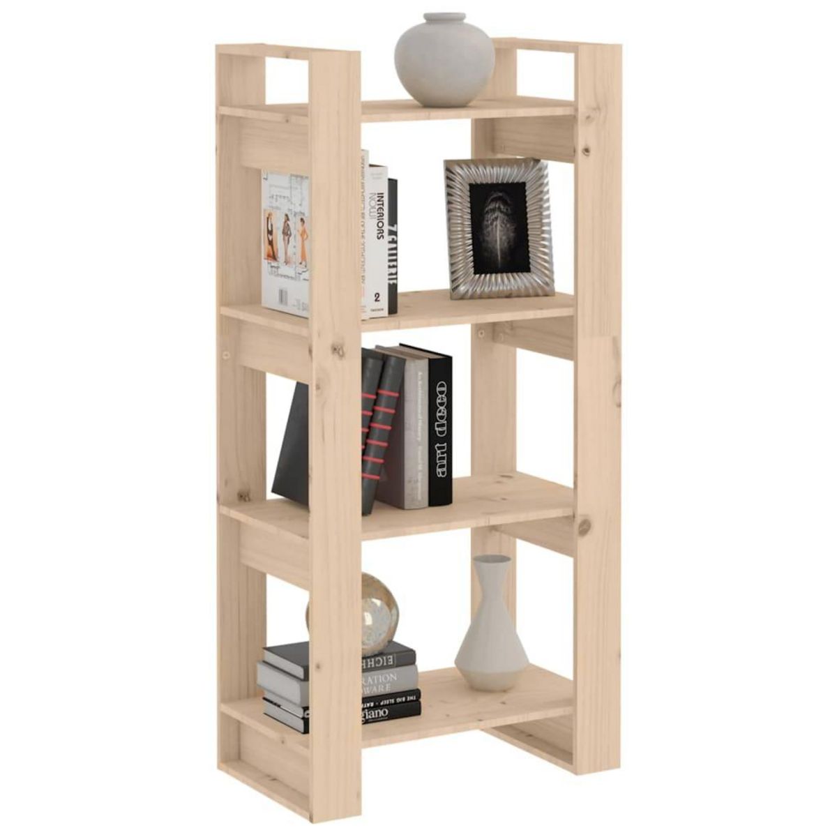 VIDAXL Bibliotheque/Separateur de piece 60x35x125 cm Bois massif