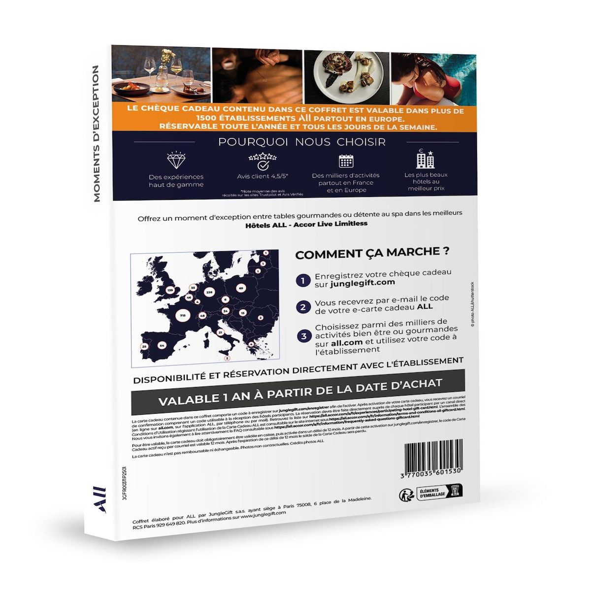 ALL ACCOR Coffret cadeau All-accor - Moments d'exception