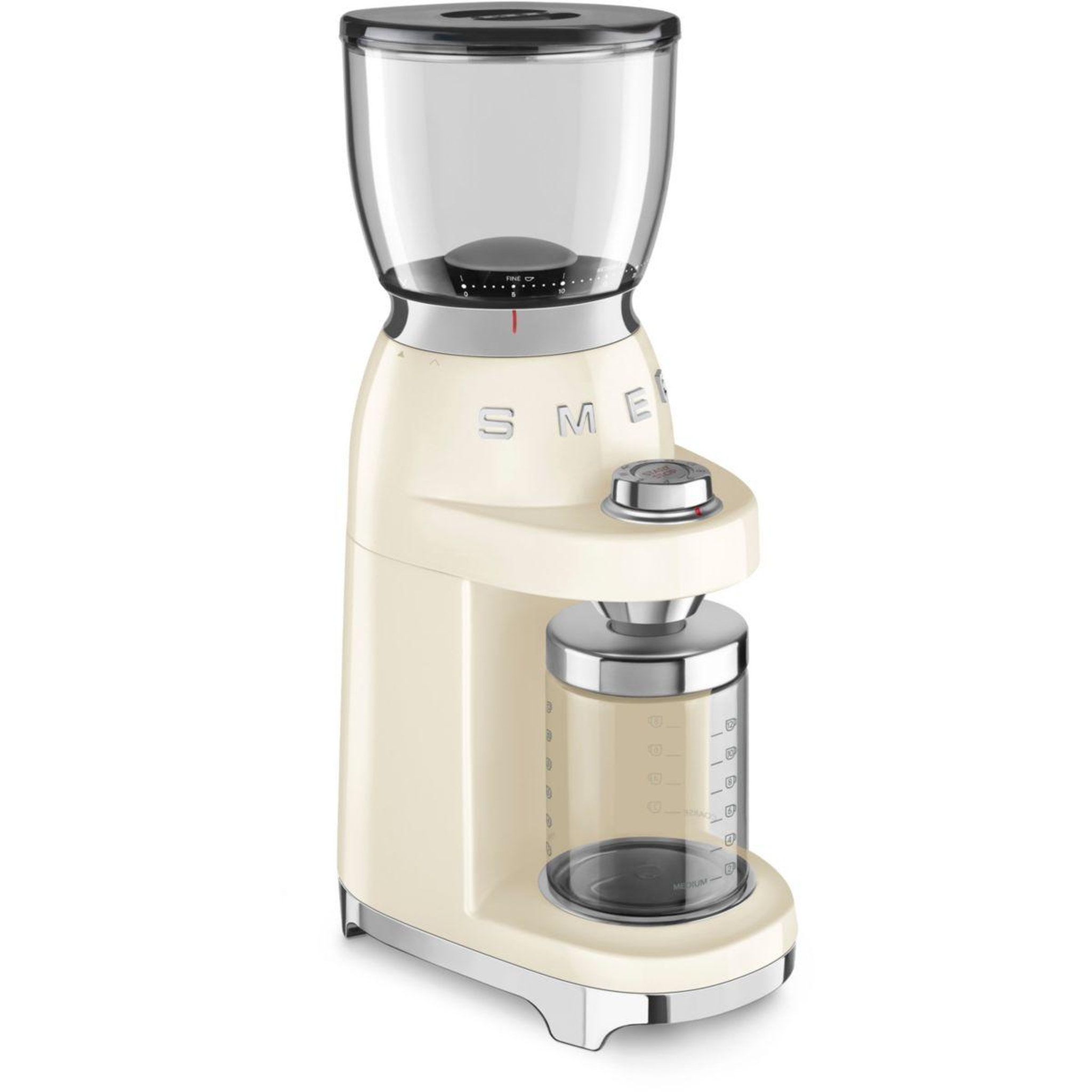 Voir la diapositive 4 : SMEG Moulin à café cgf11creu