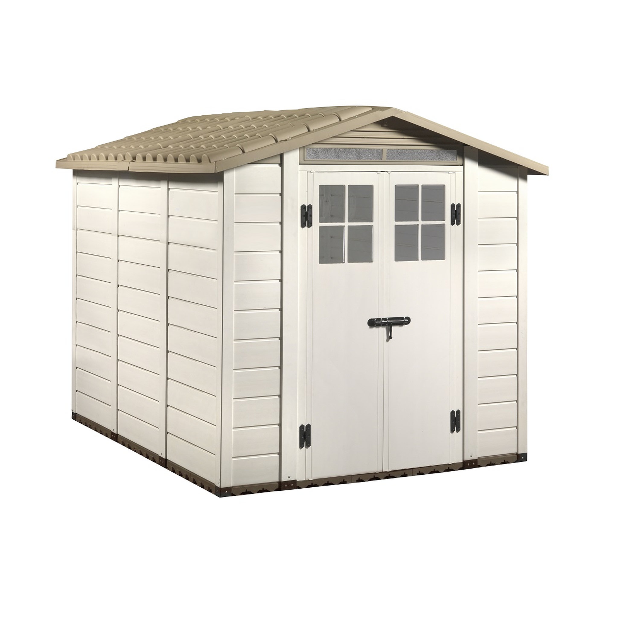 Voir la diapositive 3 : Habrita Abri de jardin résine - Avec plancher - 6,03m² - EVO240