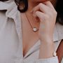 Voir la diapositive 2 : SLOYA Collier Hexalia en pierres Howlite