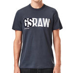 G-Star Raw T shirt   Homme G  tar Denim. Coloris disponibles : Bleu