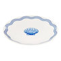 Voir la diapositive 2 : SECRET DE GOURMET Lot de 6 Assiettes à Dessert  Océania  19cm Bleu