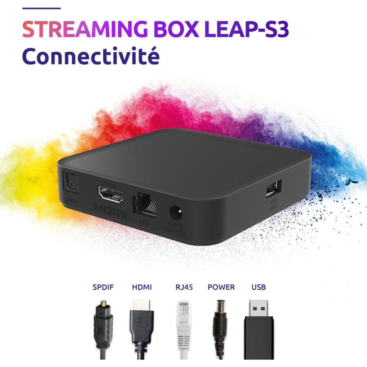 Strong Passerelle multimédia LEAP-S3 Box Google TV 4K Chromecast
