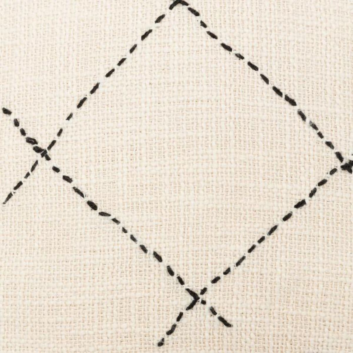 ATMOSPHERA Housse de Coussin  Stitch  40x40cm Beige