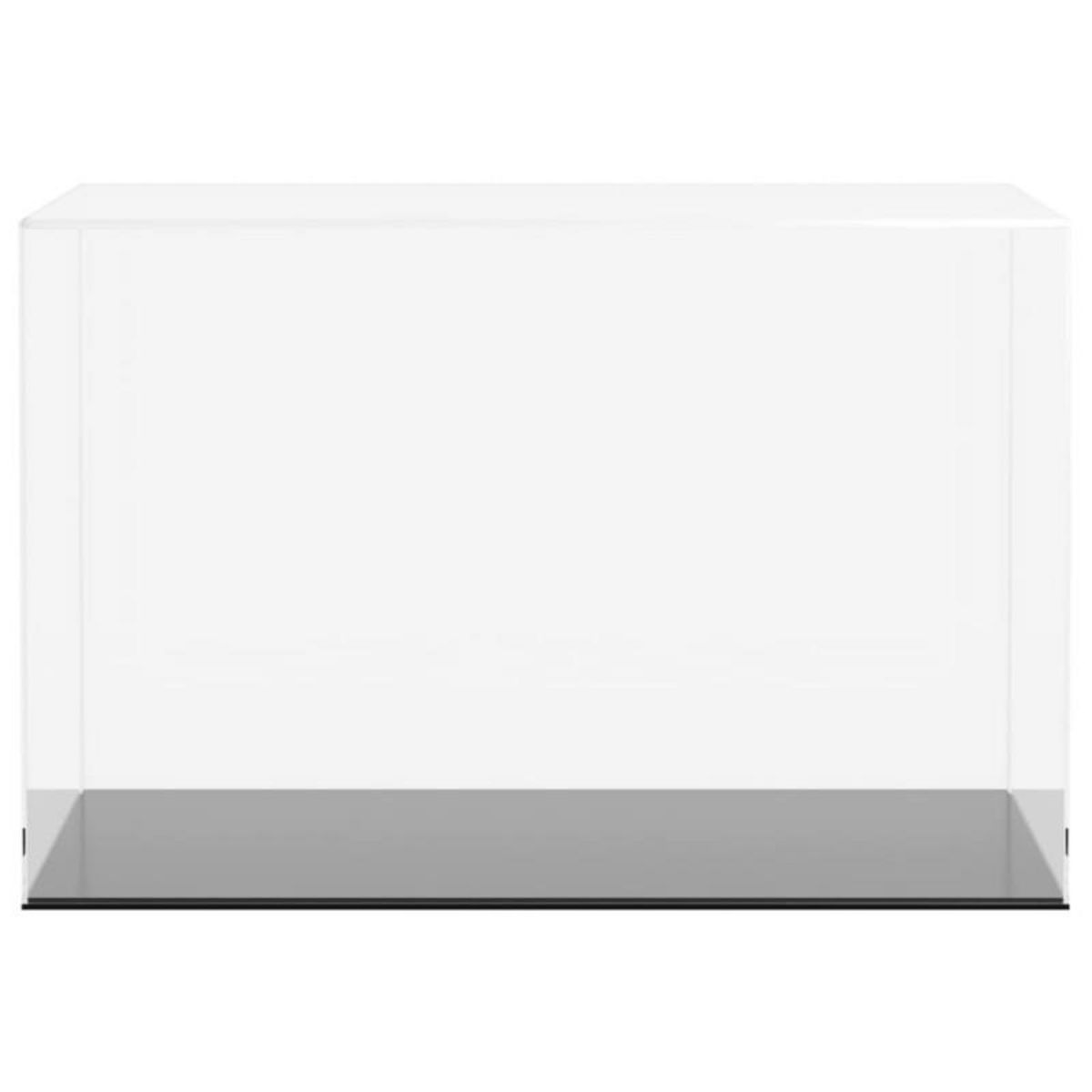 VIDAXL Boîte d affichage transparente 56x36x37 cm acrylique