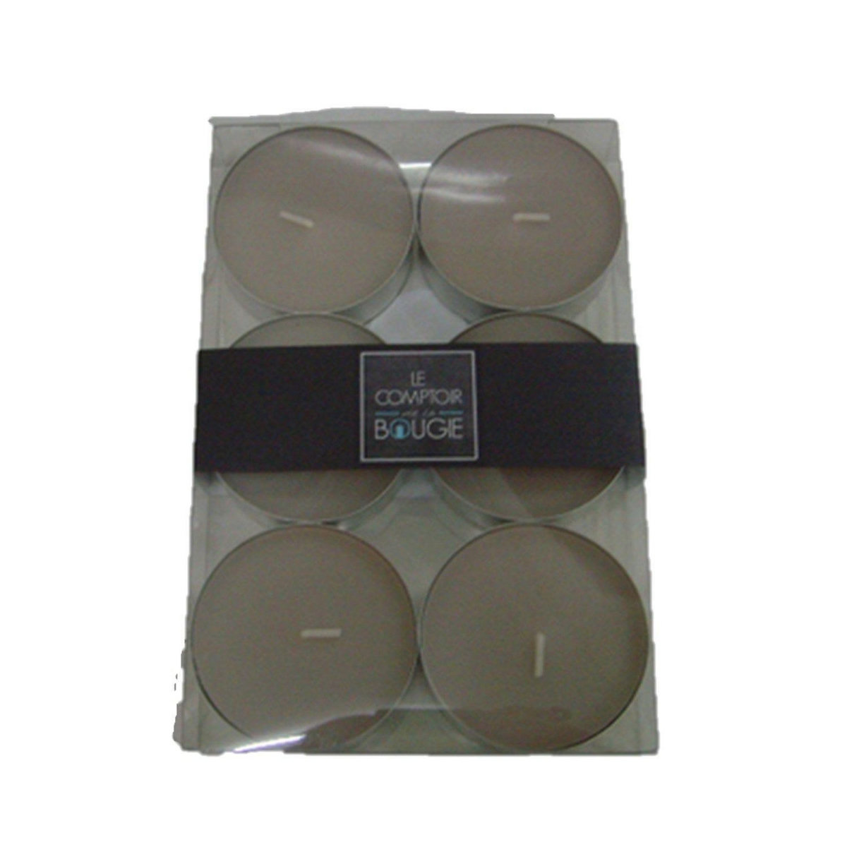 Comptoir des bougies Lot de 6 bougies colorées - Diam. 5,9 cm