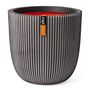 Voir la diapositive 2 : CAPI Capi Jardiniere Groove 43x41 cm anthracite