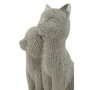 Voir la diapositive 3 : Paris Prix Statuette Déco Couple de Chat  Sparky  21cm Argent