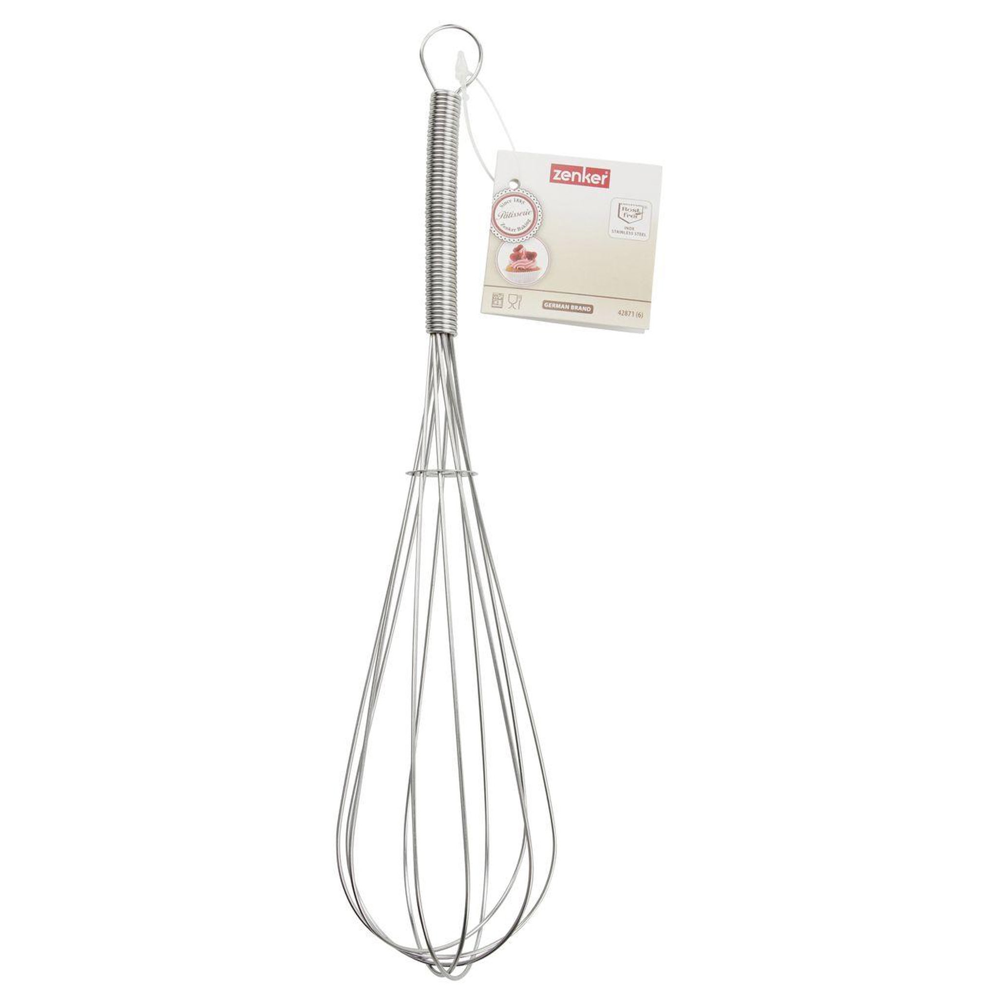 Voir la diapositive 5 : ZENKER Fouet de cuisine et pâtisserie en inox 25 cm Zenker