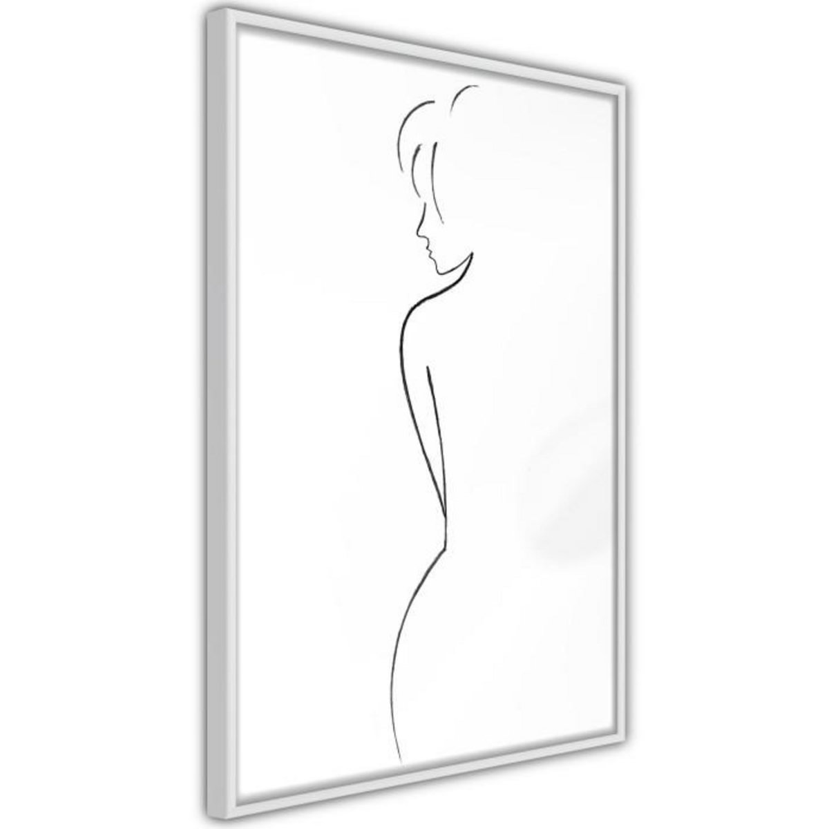 Paris Prix Affiche Murale Encadrée  Silhouette