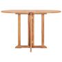 Voir la diapositive 3 : VIDAXL Ensemble a manger d'exterieur pliable 5 pcs Bois solide de teck