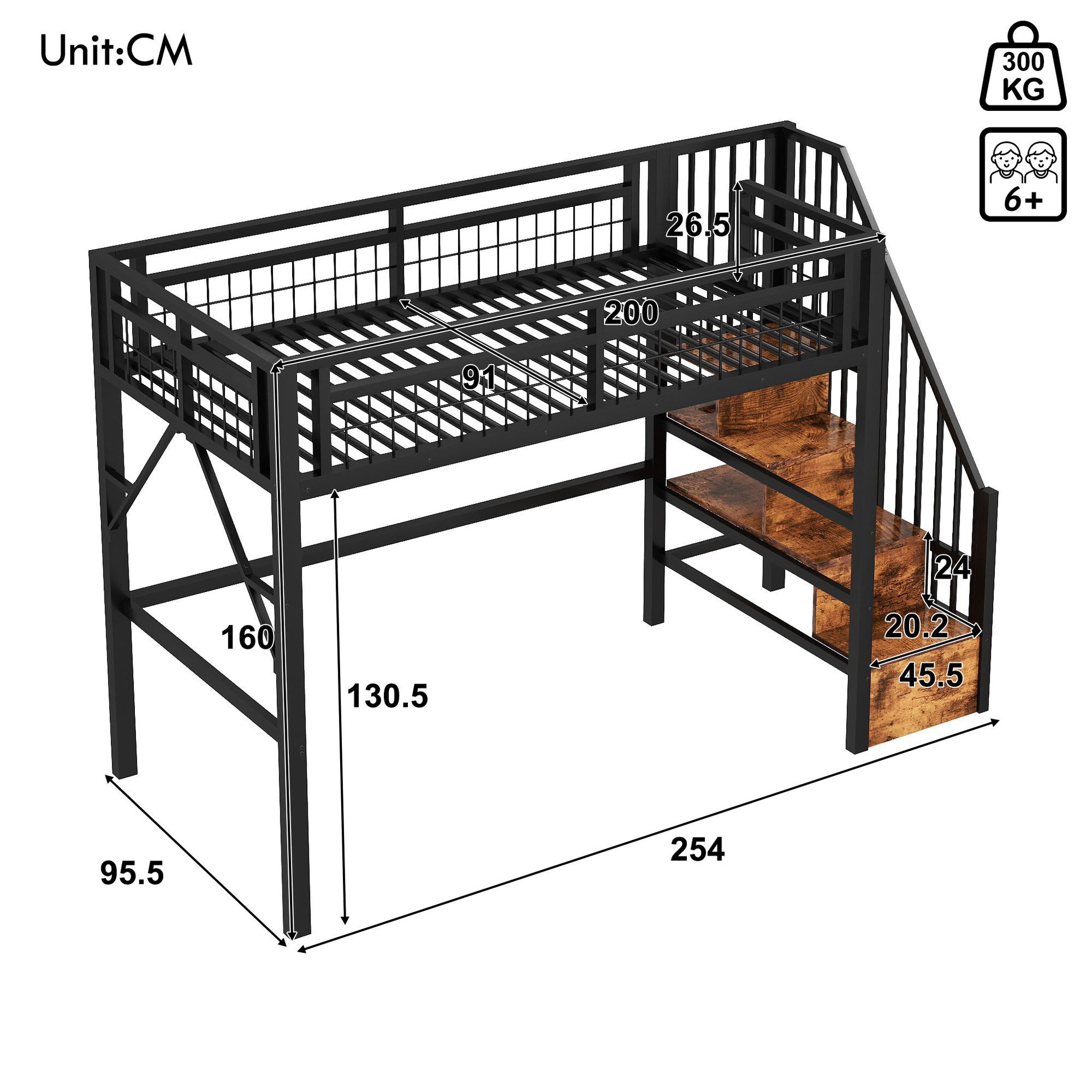 Voir la diapositive 3 : MERAX Lit mezzanine