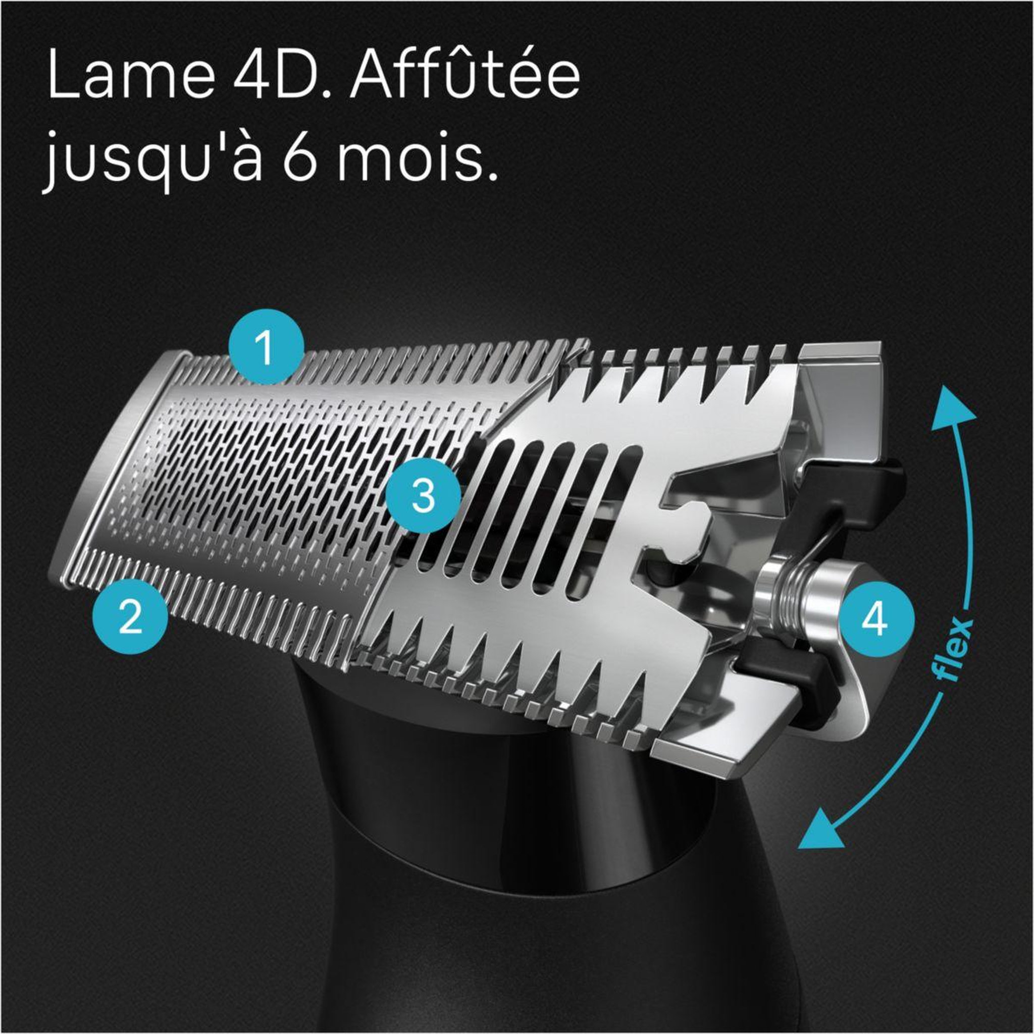 Voir la diapositive 5 : BRAUN Tondeuse multi usages Series X XT3200