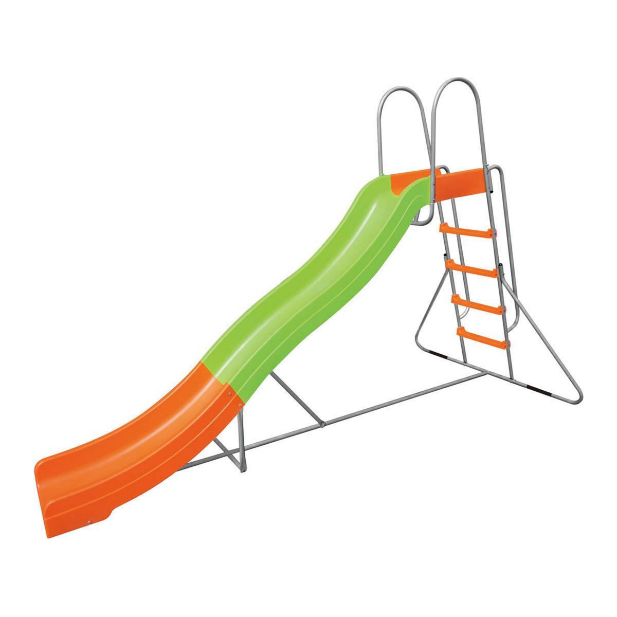 Habitat et Jardin Toboggan double vagues 3 m  Family XXL