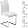 Voir la diapositive 1 : IDIMEX Lot de 4 chaises LETICIA, en synthétique