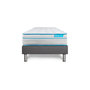 Voir la diapositive 2 : BODYCARE Ensemble 90x190 matelas BodyMax micro ressorts ensachés et mémoire de forme + sommier kit gris