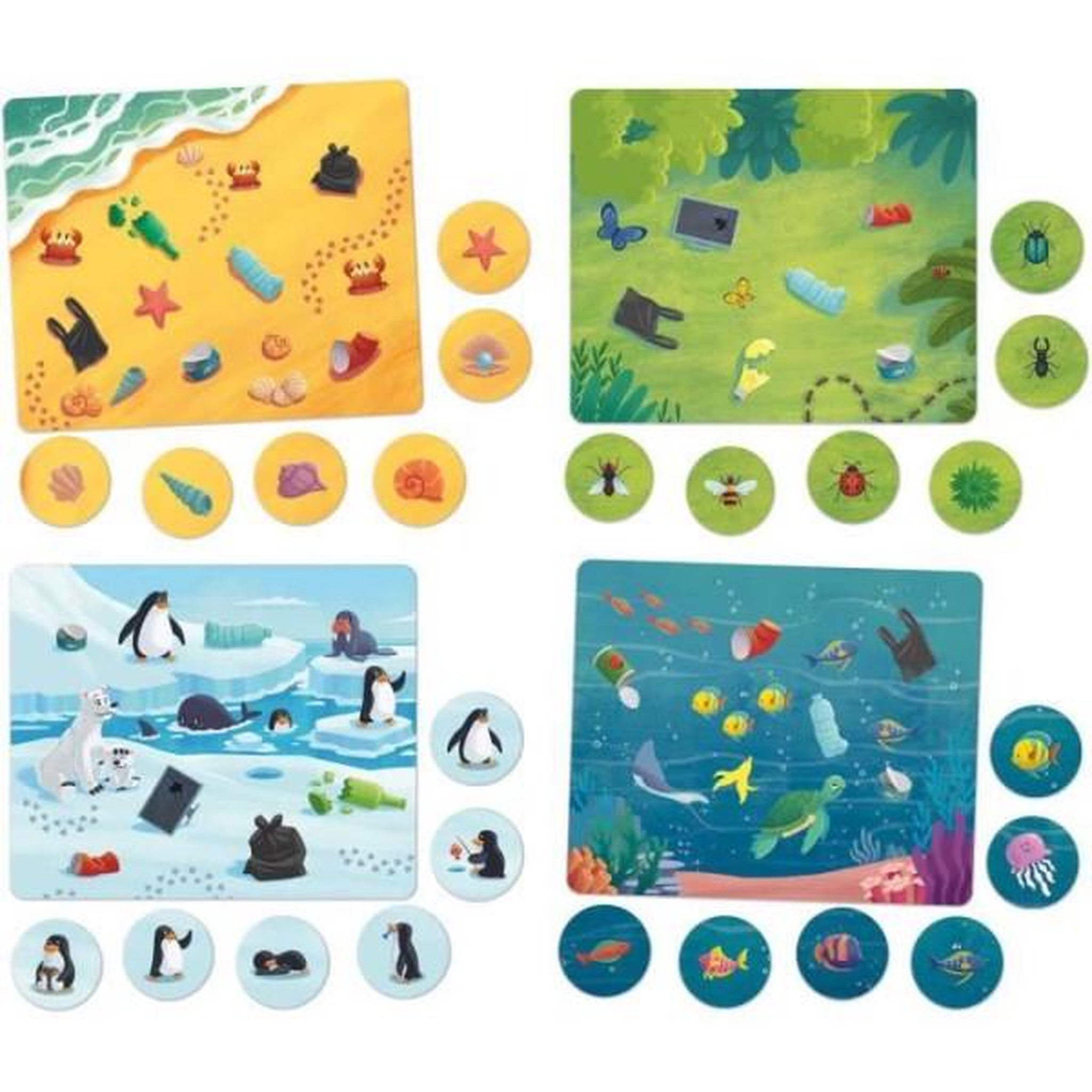 Voir la diapositive 5 : LISCIANI GIOCHI Ensemble pour la planete - Jeu de Plateau - LIFE SKILLS - Plateau illustré