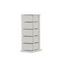 Voir la diapositive 6 : Paris Prix Meuble de Rangement 5 Tiroirs  San Carlos  72cm Blanc