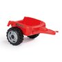 SMOBY Tracteur farmer rouge XL et sa remorque