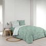 Voir la diapositive 5 : Douceur d'Intérieur Housse de couette 240x220 + 2 taies MALIA sauge 100% coton