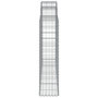 Voir la diapositive 5 : VIDAXL Paniers a gabions arques 40 pcs 200x30x120/140 cm Fer galvanise