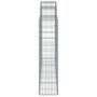 Voir la diapositive 5 : VIDAXL Paniers a gabions arques 40 pcs 200x30x120/140 cm Fer galvanise