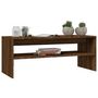 Voir la diapositive 3 : VIDAXL Table basse Chene marron 100x40x40 cm Bois d'ingenierie